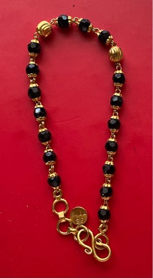 สร้อยประดับทองคำแท้ 91.5 สำหรับทารก รูปที่ 2