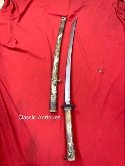 ดาบญี่ปุ่น ลายเสือกะไหล่เงิน รูปที่ 7