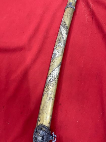 ดาบญี่ปุ่น ลายมังกรกะไหล่เงิน รูปที่ 5