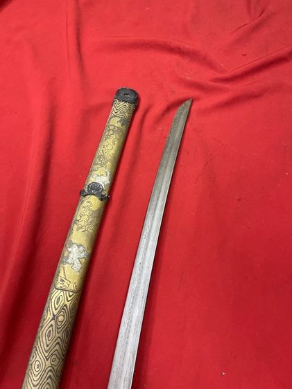 ดาบญี่ปุ่น ลายนักรบซามูไรขี่ม้า สะสม รูปที่ 12