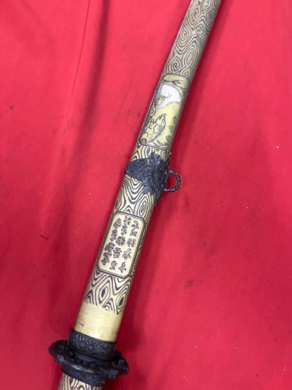 ดาบญี่ปุ่น ลายนักรบซามูไรขี่ม้า สะสม รูปที่ 4