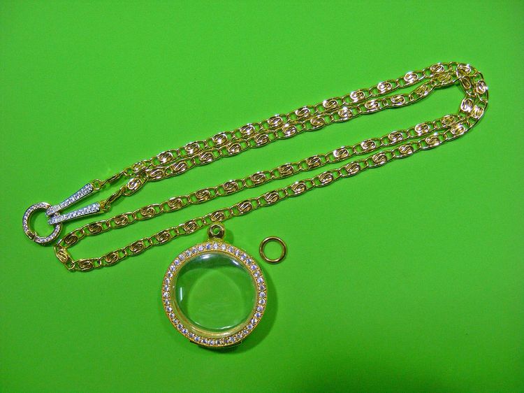 สร้อยห้อยพระ+ตลับพระ ทองอิตาลี