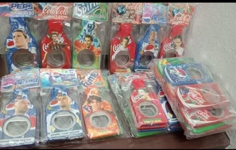 ที่เปิดขวดภาพนักฟุตบอลที่ระลึก