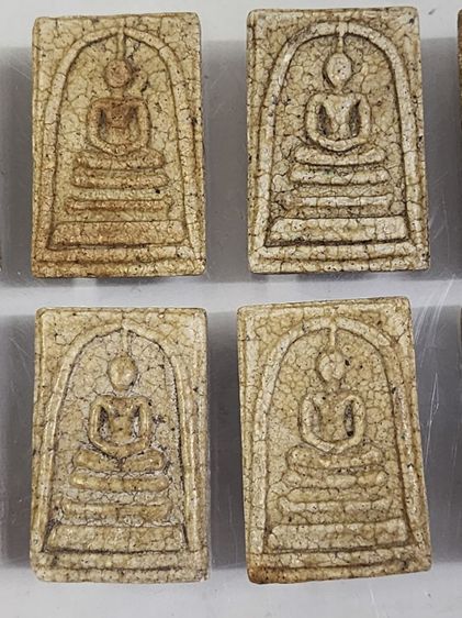 พระสมเด็จเนื้อจัด พ.ศ.2409 จำนวน10องค์ รูปที่ 6