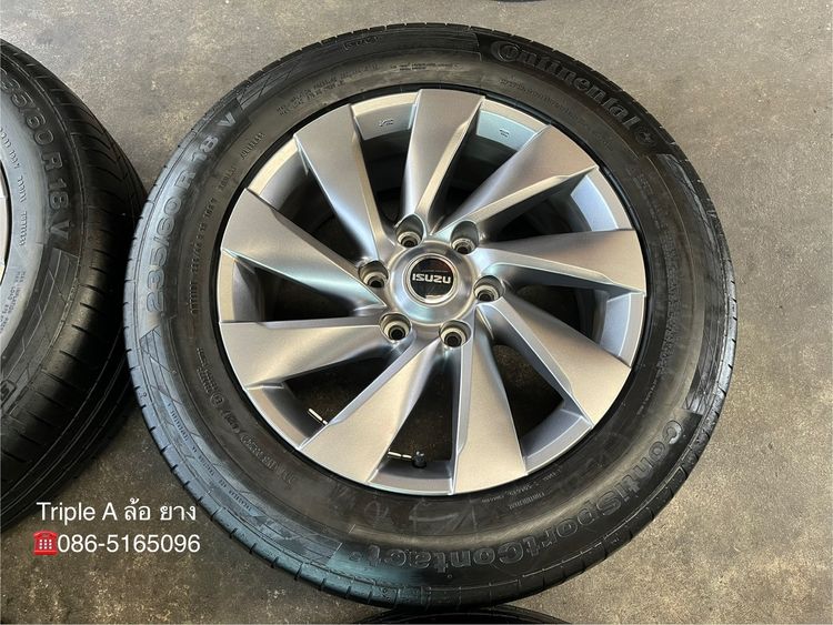 ✨ล้อแม็กป้ายแดงแถมยาง✨ISUZU ขอบ 18 สีเทา💖สภาพดี💖 รูปที่ 5