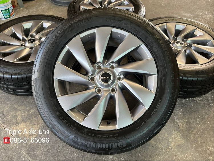 ✨ล้อแม็กป้ายแดงแถมยาง✨ISUZU ขอบ 18 สีเทา💖สภาพดี💖 รูปที่ 2