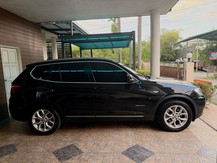 BMW X3 2014 2.0 xDrive20d 4WD Utility-car ดีเซล ไม่ติดแก๊ส เกียร์อัตโนมัติ ดำ รูปที่ 4