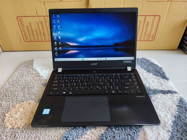 Swift series ไม่ใช่ 4 กิกะไบต์ วินโดว์ HDMI Acer Travelmate X314-51 core i7 8565u 1.80Ghz Ram 4 GB DDR4 SSD 256 GB จอ 14 นิ้ว คี้ย์บอร์ดมีไฟ