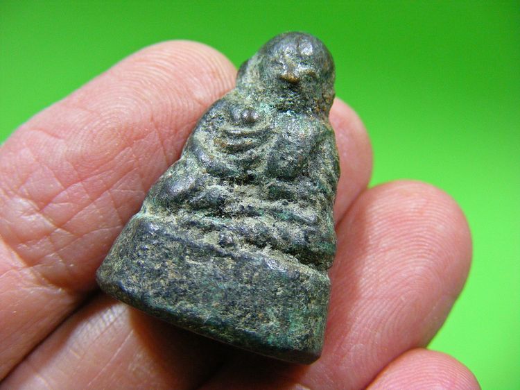 เนื้อสัมฤทธิ์ รูปหล่อหลวงพ่อเงิน เก่าๆ  รูปที่ 7