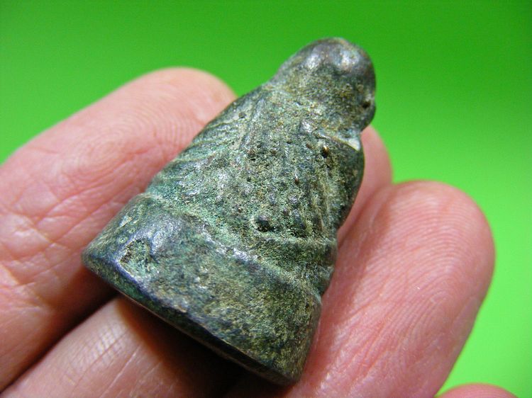 เนื้อสัมฤทธิ์ รูปหล่อหลวงพ่อเงิน เก่าๆ  รูปที่ 8