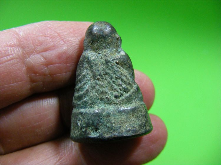 เนื้อสัมฤทธิ์ รูปหล่อหลวงพ่อเงิน เก่าๆ  รูปที่ 4