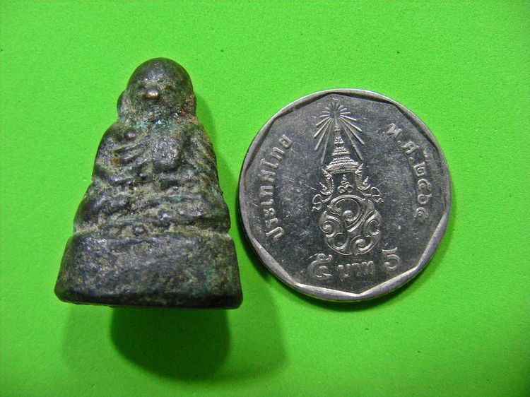 เนื้อสัมฤทธิ์ รูปหล่อหลวงพ่อเงิน เก่าๆ  รูปที่ 17