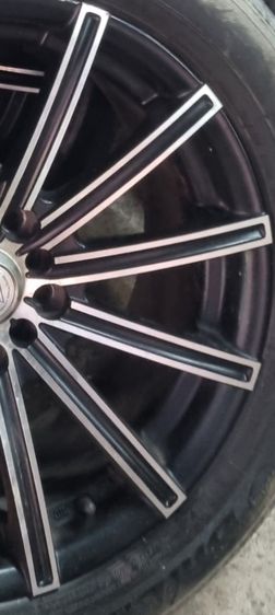 (ขายแล้ว)17" ใส่5รู114 ,5รู100ใส่ Civic 5 รู Camry Accord Teana HRV CRV Nissan X Trail Nissan Juke ซิลฟี่ กระบะ 5 รู 114 ,5รู100 ได้ทุกรุ่น ไม่แตกไม่ร้าว มีริ้วรอยตามการใช้งาน รูปที่ 13