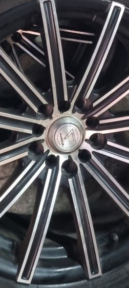 (ขายแล้ว)17" ใส่5รู114 ,5รู100ใส่ Civic 5 รู Camry Accord Teana HRV CRV Nissan X Trail Nissan Juke ซิลฟี่ กระบะ 5 รู 114 ,5รู100 ได้ทุกรุ่น ไม่แตกไม่ร้าว มีริ้วรอยตามการใช้งาน รูปที่ 9