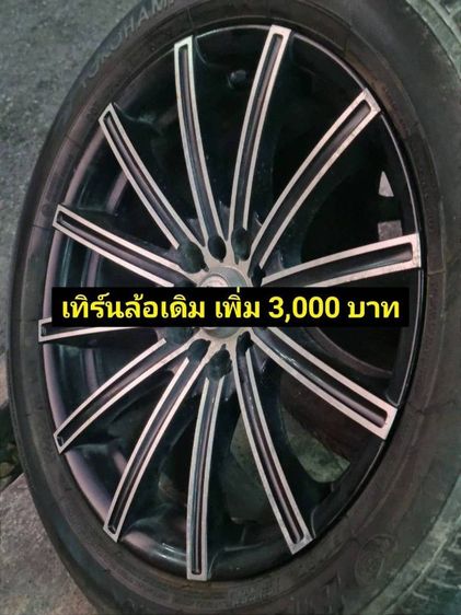(ขายแล้ว)17" ใส่5รู114 ,5รู100ใส่ Civic 5 รู Camry Accord Teana HRV CRV Nissan X Trail Nissan Juke ซิลฟี่ กระบะ 5 รู 114 ,5รู100 ได้ทุกรุ่น ไม่แตกไม่ร้าว มีริ้วรอยตามการใช้งาน รูปที่ 3