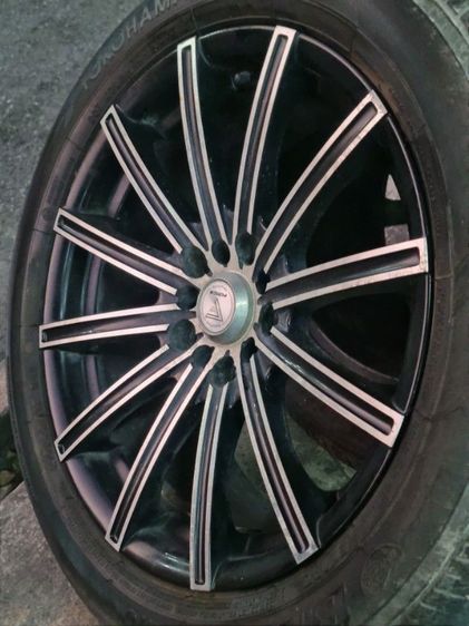 อะลูมิเนียมอัลลอย Lensoแท้17" ใส่5รู114 ,5รู100ใส่ Civic 5 รู Camry Accord Teana HRV CRV Nissan X Trail Nissan Juke ซิลฟี่ กระบะ 5 รู 114 ,5รู100 ได้ทุกรุ่น ไม่แตกไม่ร้าว มีริ้วรอยตามการใช้งาน