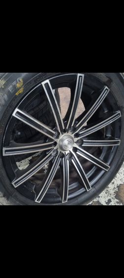 ปิดการขายจ้า)17" ใส่5รู114 ,5รู100ใส่ Civic 5 รู Camry Accord Teana HRV CRV Nissan X Trail Nissan Juke ซิลฟี่ กระบะ 5 รู 114 ,5รู100 ได้ทุกรุ่น ไม่แตกไม่ร้าว มีริ้วรอยตามการใช้งาน รูปที่ 7