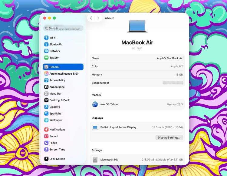 MacBook Air 13.6-inch M2 2022 Ram16GB SSD256GB SpaceGray รูปที่ 13