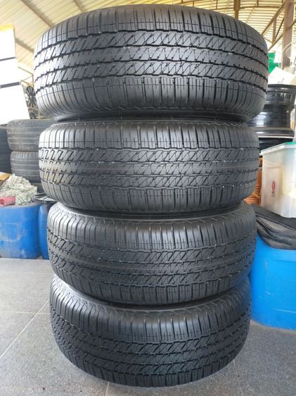 แม็กโตโยต้า ทราโว่ ขอบ18 พร้อมยางบริสโตน 265 60 18 ปลายปี25 แม็กป้ายแดงสีเดิม ตุ่มหน้ายางยังอยู่ทุกเส้น ใส่ revo vigo fortuner รูปที่ 17