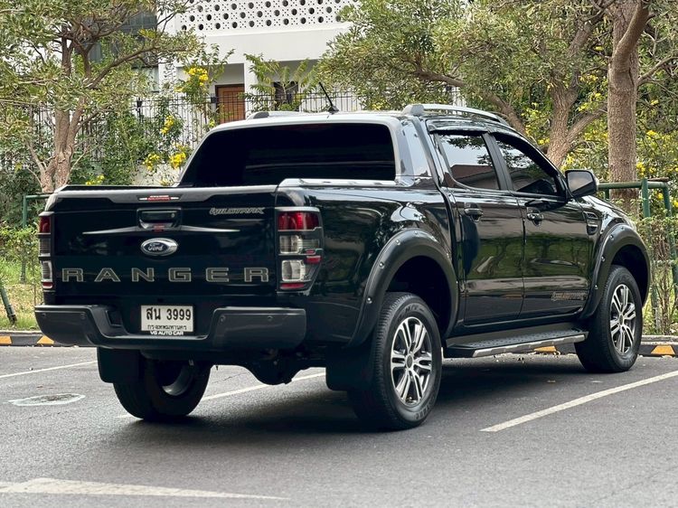 Ford Ranger 2018 2.0 Hi-Rider Wildtrak Pickup ดีเซล ไม่ติดแก๊ส เกียร์อัตโนมัติ ดำ รูปที่ 2