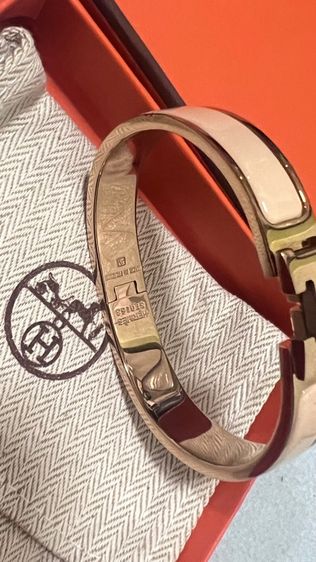 กำไลHermesสีโรสโกลด์ กับสีขาว รูปที่ 8