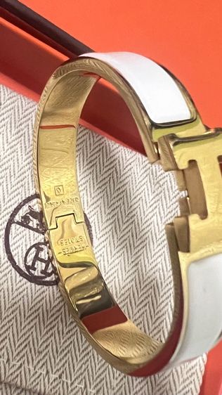 กำไลHermesสีโรสโกลด์ กับสีขาว รูปที่ 7