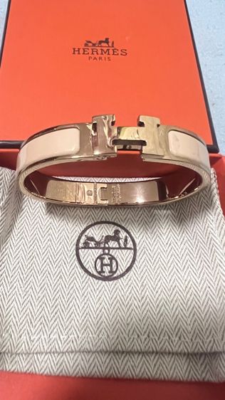 กำไลHermesสีโรสโกลด์ กับสีขาว รูปที่ 2