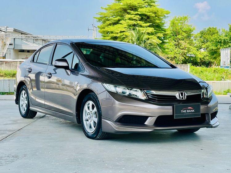 Honda Civic 2013 1.8 S i-VTEC Sedan เบนซิน ไม่ติดแก๊ส เกียร์อัตโนมัติ น้ำตาล