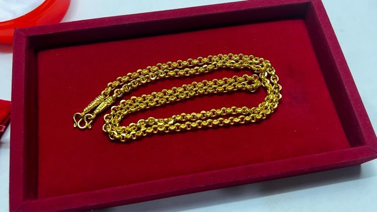 สร้อยทำคำแท้ 1 บาท ทอง 96.5 เปอร์เซ็นต์ ยาว 24นิ้ว รูปที่ 4