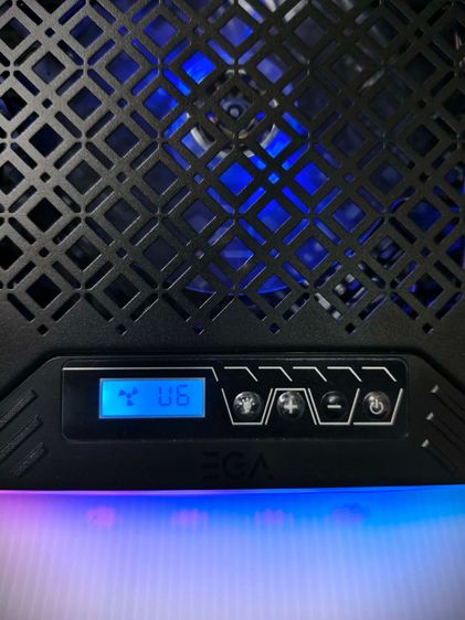 พัดลมระบายความร้อน Notebook EGA Type CP3 ปรับความเร็วได้ มีไฟ RGB ใช้งานได้ปกติ รูปที่ 3