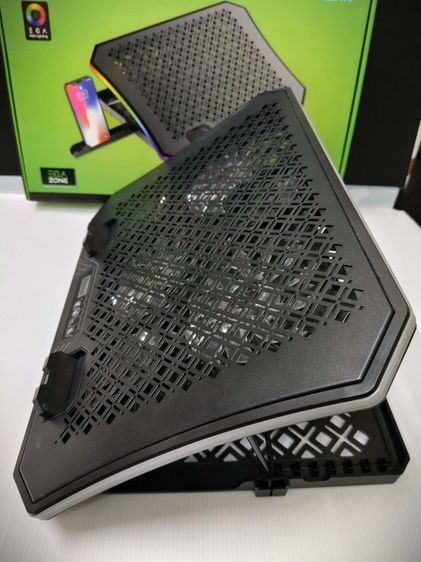 พัดลมระบายความร้อน Notebook EGA Type CP3 ปรับความเร็วได้ มีไฟ RGB ใช้งานได้ปกติ รูปที่ 9