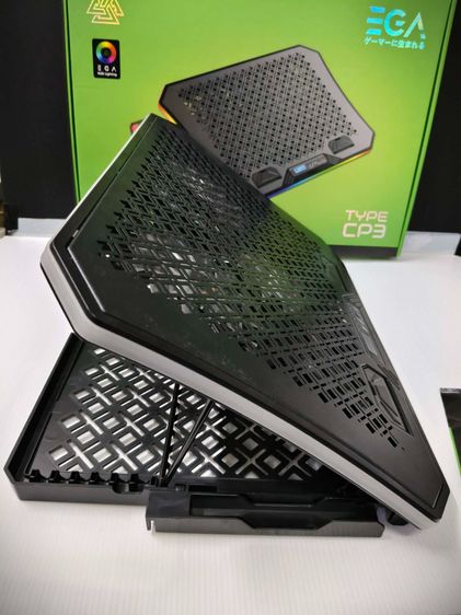 พัดลมระบายความร้อน Notebook EGA Type CP3 ปรับความเร็วได้ มีไฟ RGB ใช้งานได้ปกติ รูปที่ 8