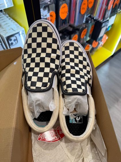 รองเท้าผ้าใบ ดำ ผ้า UK 5 | EU 38 | US 6.5 อื่นๆ รองเท้า vans slip on 