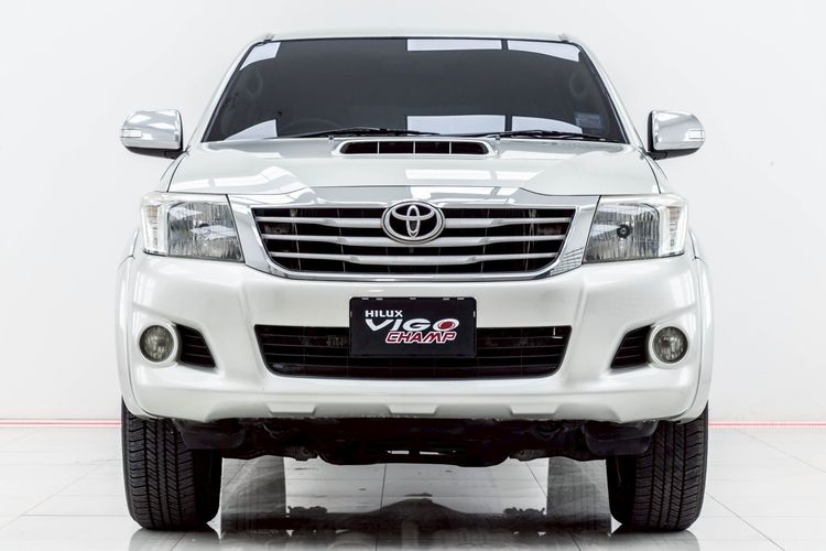 Toyota Hilux Vigo 2012 3.0 G 4WD Pickup ดีเซล ไม่ติดแก๊ส เกียร์อัตโนมัติ ขาว รูปที่ 4