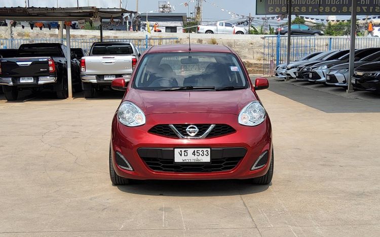 Nissan March 2021 1.2 E Sedan เบนซิน ไม่ติดแก๊ส เกียร์อัตโนมัติ แดง รูปที่ 2