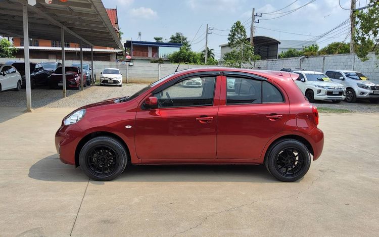 Nissan March 2021 1.2 E Sedan เบนซิน ไม่ติดแก๊ส เกียร์อัตโนมัติ แดง รูปที่ 4