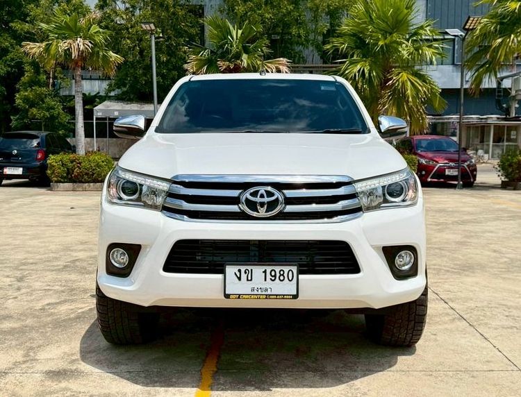 Toyota Hilux Revo 2017 2.4 Prerunner E Plus Pickup ดีเซล ไม่ติดแก๊ส เกียร์อัตโนมัติ ขาว รูปที่ 2