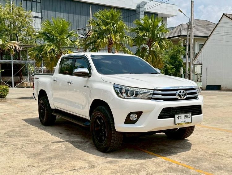 Toyota Hilux Revo 2017 2.4 Prerunner E Plus Pickup ดีเซล ไม่ติดแก๊ส เกียร์อัตโนมัติ ขาว รูปที่ 3
