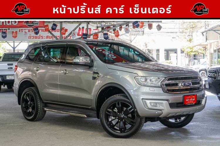 Ford Everest 2017 2.2 Titanium Plus Utility-car ดีเซล ไม่ติดแก๊ส เกียร์อัตโนมัติ เทา รูปที่ 3