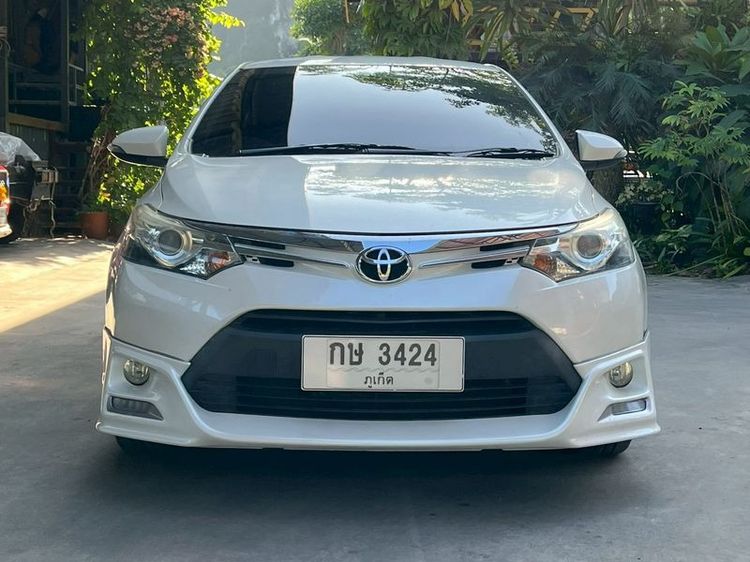 Toyota Vios 2016 1.5 Exclusive Sedan เบนซิน ไม่ติดแก๊ส เกียร์อัตโนมัติ ขาว รูปที่ 2