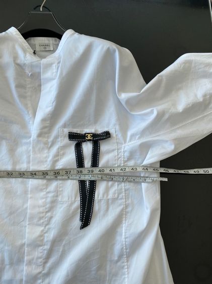 ชาแนล เดรสเชิ้ต สภาพใหม่เอี่ยม เนื้อผ้าดีมาก รูปที่ 5