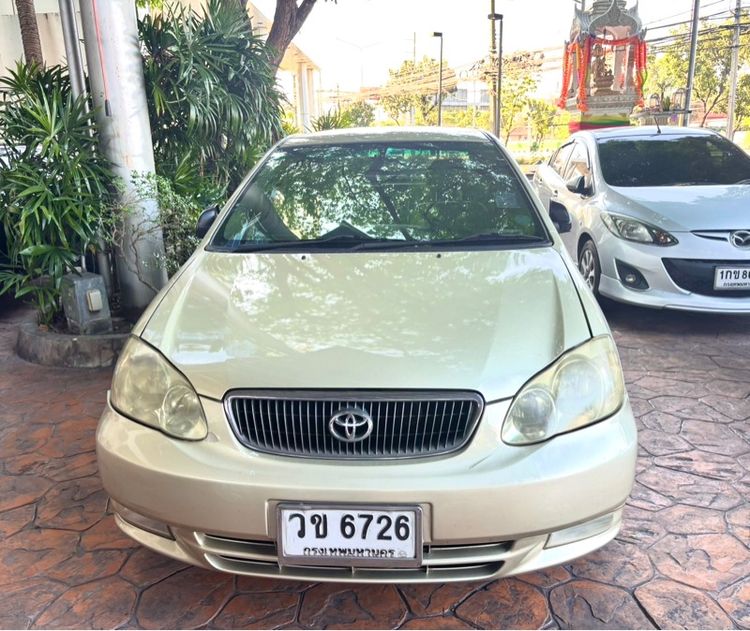 Toyota Altis 2001 1.8 G Sedan เบนซิน ไม่ติดแก๊ส เกียร์อัตโนมัติ บรอนซ์ทอง รูปที่ 2