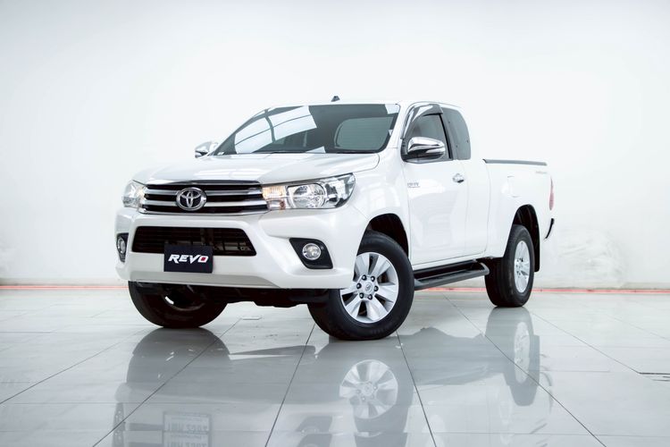 Toyota Hilux Revo 2016 2.4 Prerunner G Pickup ดีเซล ไม่ติดแก๊ส เกียร์อัตโนมัติ ขาว