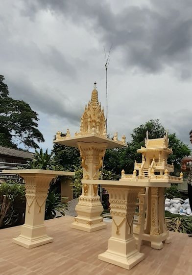 ผลิต-จำหน่าย ขายศาลพระภูมิ Spirit House ศาลโมเดิร์น ศาลเจ้าที่ ตา-ยาย พระพรหมติดกระจก เจดีย์ โต๊ะหินอ่อนและรับซ่อมศาล