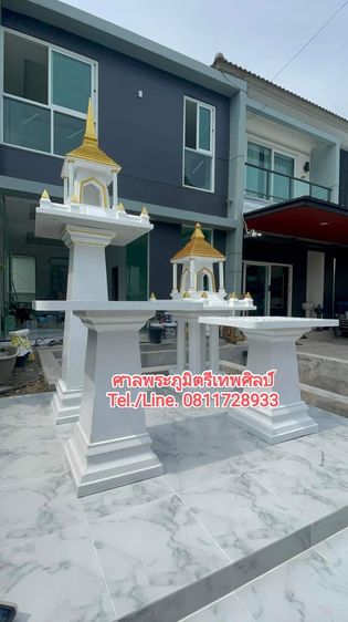 ผลิต-จำหน่าย ขายศาลพระภูมิ Spirit House ศาลโมเดิร์น ศาลเจ้าที่ ตา-ยาย พระพรหมติดกระจก เจดีย์ โต๊ะหินอ่อนและรับซ่อมศาล รูปที่ 2