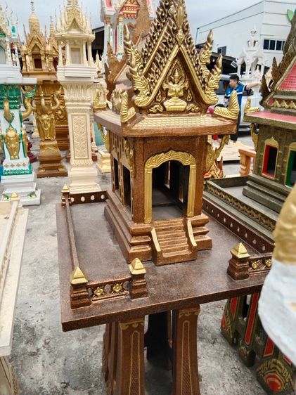 ผลิต-จำหน่าย ขายศาลพระภูมิ Spirit House ศาลโมเดิร์น ศาลเจ้าที่ ตา-ยาย พระพรหมติดกระจก เจดีย์ โต๊ะหินอ่อนและรับซ่อมศาล รูปที่ 4