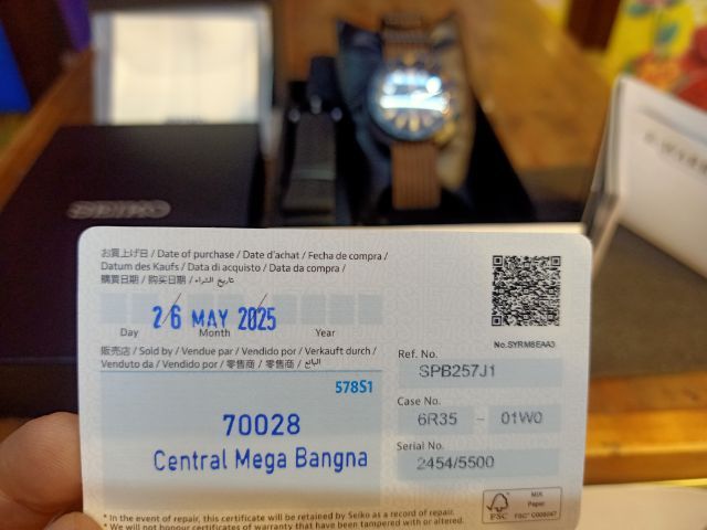 Seiko Prospex Black Series SPB257J1 รูปที่ 16