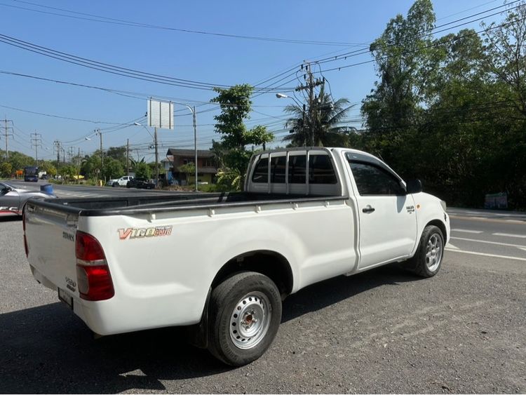 Toyota Hilux Vigo Champ 2012 3.0 J Single Cab Pickup ดีเซล ไม่ติดแก๊ส เกียร์ธรรมดา ขาว รูปที่ 2