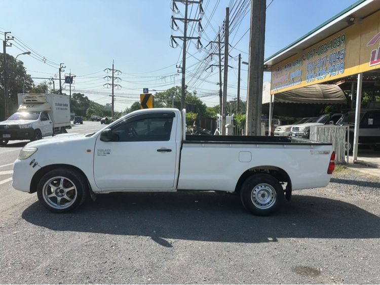 Toyota Hilux Vigo Champ 2012 3.0 J Single Cab Pickup ดีเซล ไม่ติดแก๊ส เกียร์ธรรมดา ขาว รูปที่ 4