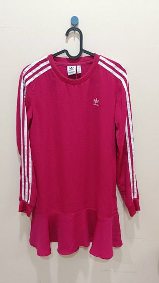 แขนยาว ชมพู XS ชุดเดรส Adidas ของแท้💯